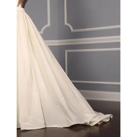 Lea-Ann Belter Grace 100% Silk Ballgown Full Formal Wedding Skirt Bridal 8 - Picture 5 of 9